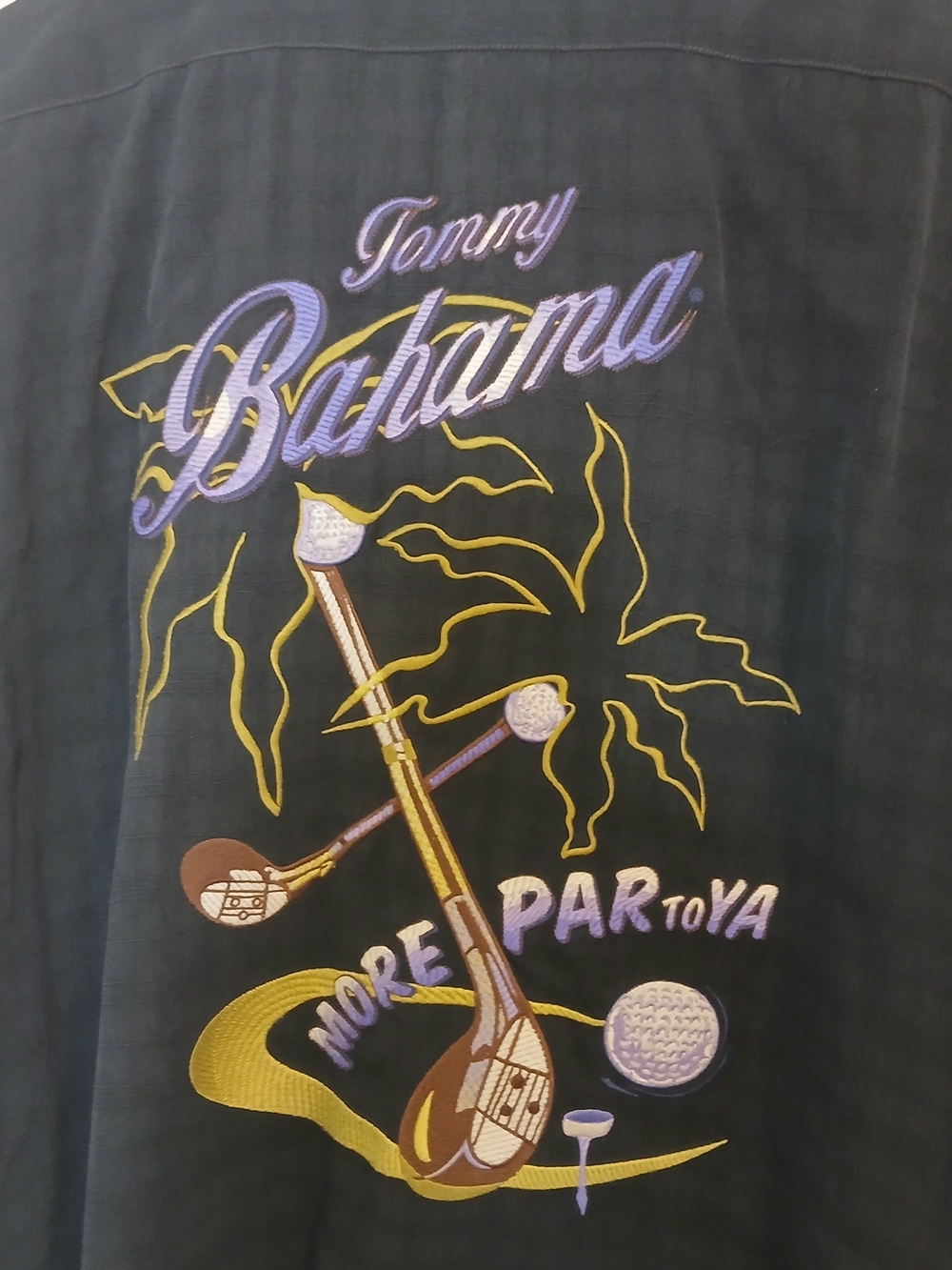 Tommy Bahama Golfing Camp Shirt Rayon XL